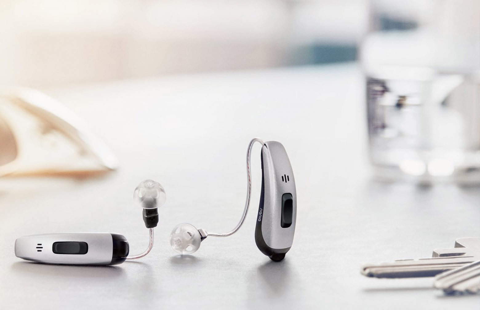 Pair of Signia hearing aids